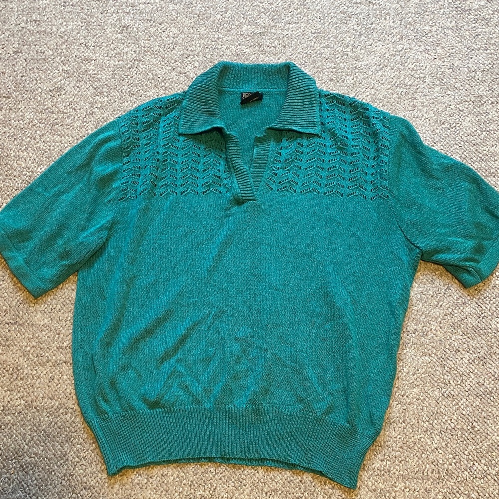 Vintage Teal Polo Shirt
